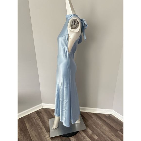 GALVAN LONDON Scallop Sienna Dress - Ice Blue FR40/US8 $1495 - Picture 7 of 15